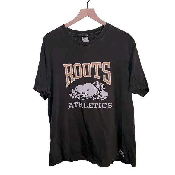 ROOTS ATHLETICS graphic tee L - Picture 1 of 4